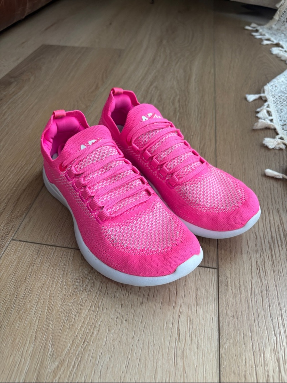 APL Women's Knit Slip-On Sneakers - Bright Pink